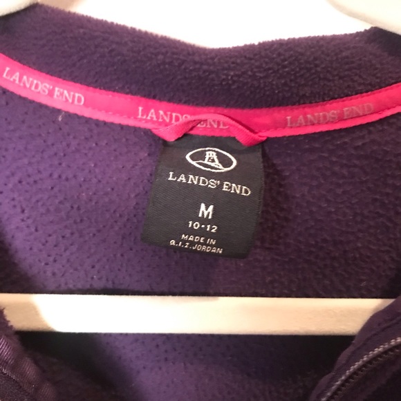 Purple Land’s End Zip-Up Fleece - Picture 4 of 5